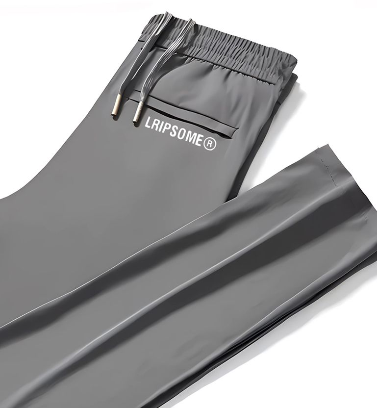 Lripsome Men Grey Track Pants - Image 3