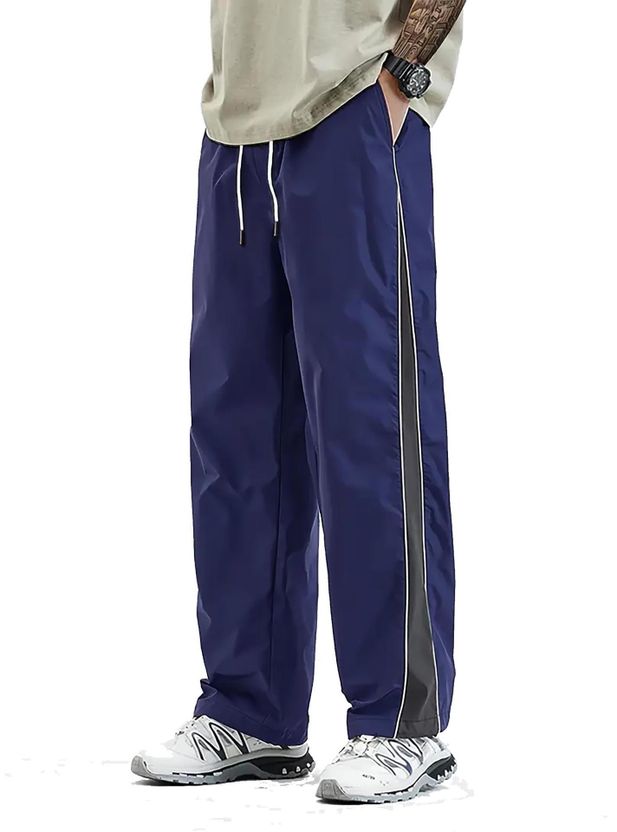 The Modern Soul Striped Men Grey Track Pants - Image 7