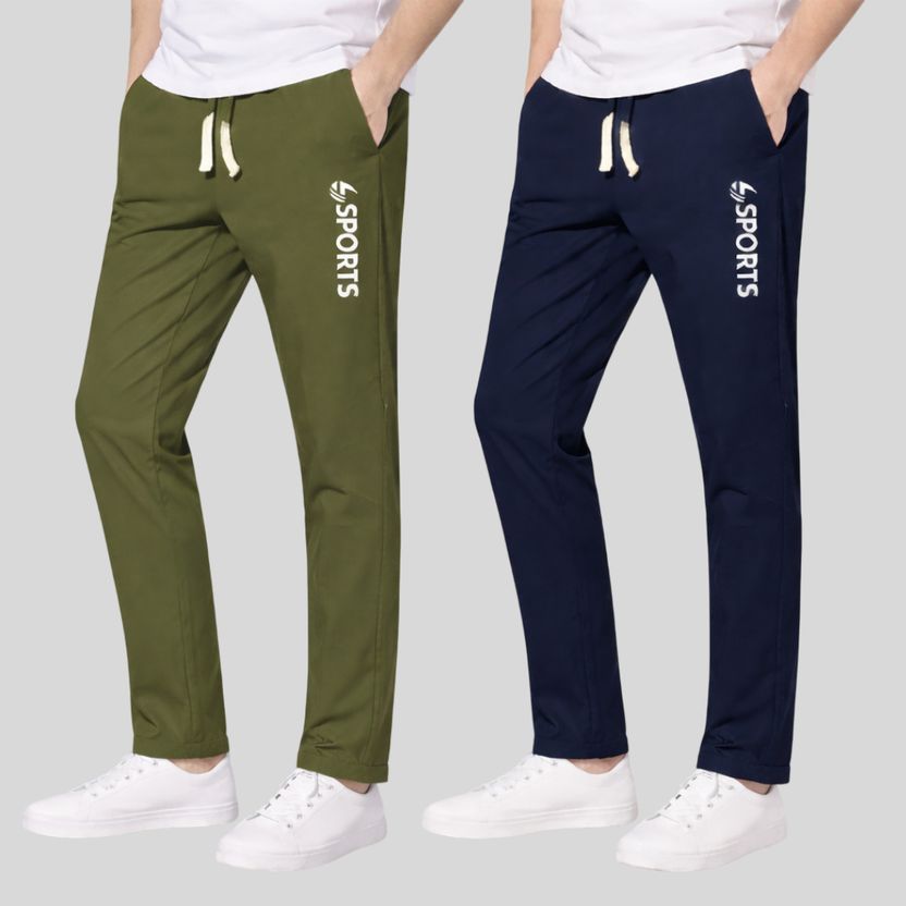 FASHION SARK Printed Black Track Pants - Image 10