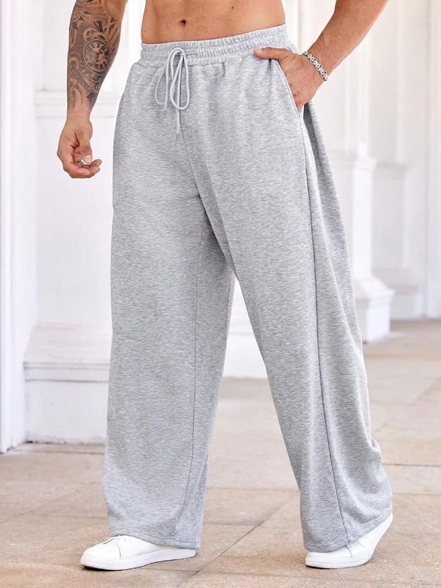 FLYcollection Men Grey Track Pants - Image 2