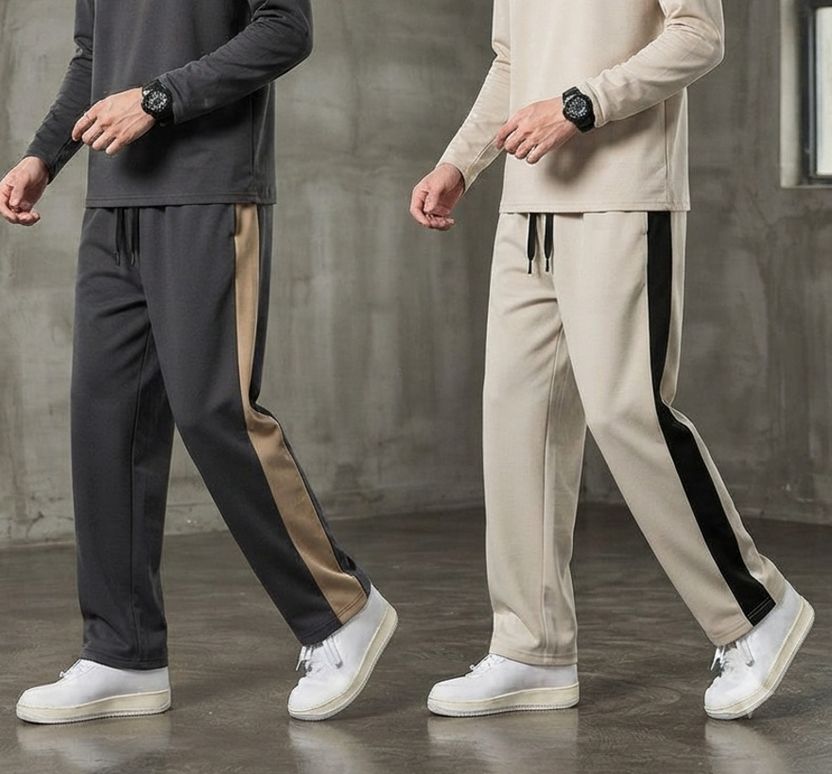 AVOLT Striped Multicolor Men Track Pants - Image 7