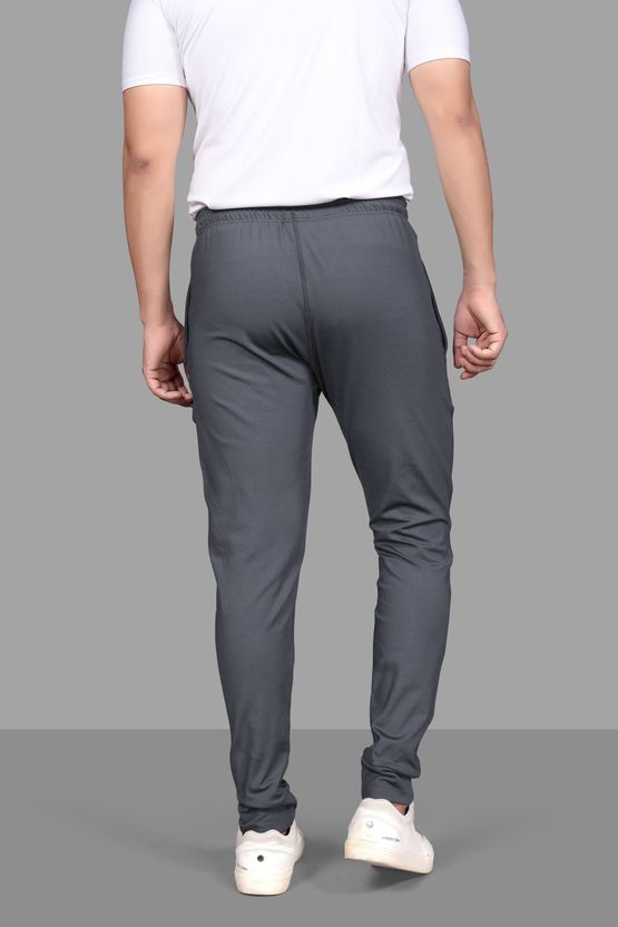 OHGORY Pack of 2 Men Black, Grey Track Pants - Image 5