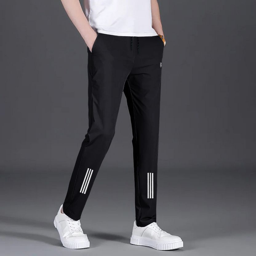 ROYSTER CALLUS Men Grey, Black Track Pants - Image 2