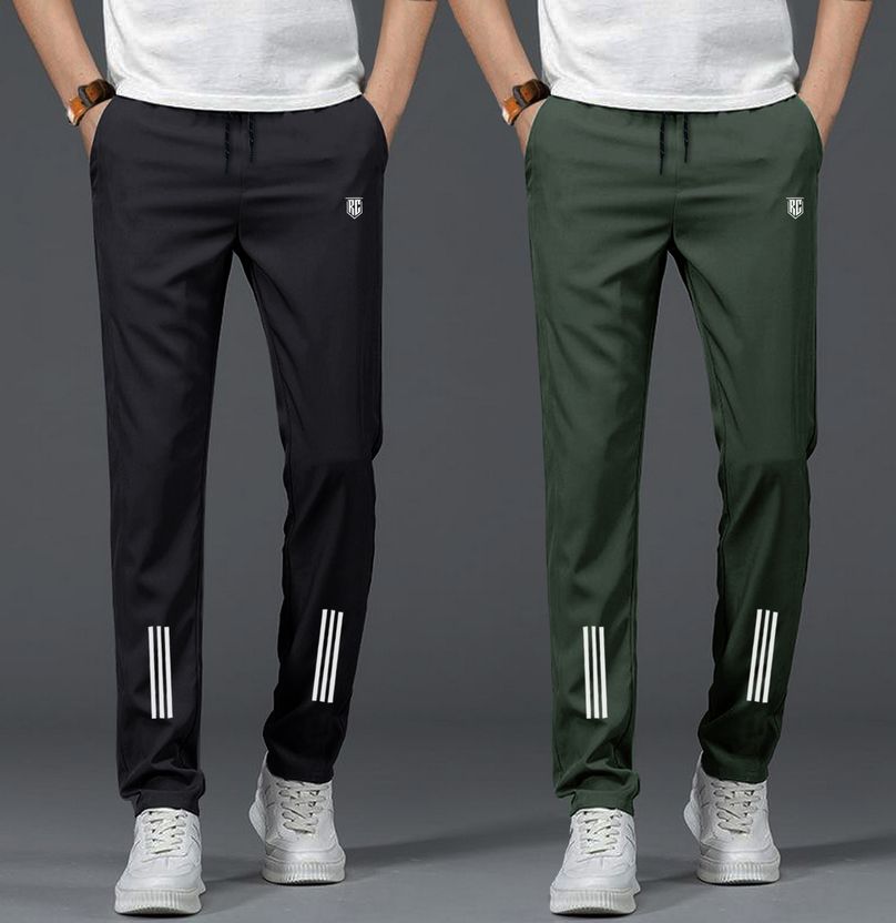 ROYSTER CALLUS Men Grey, Black Track Pants - Image 10