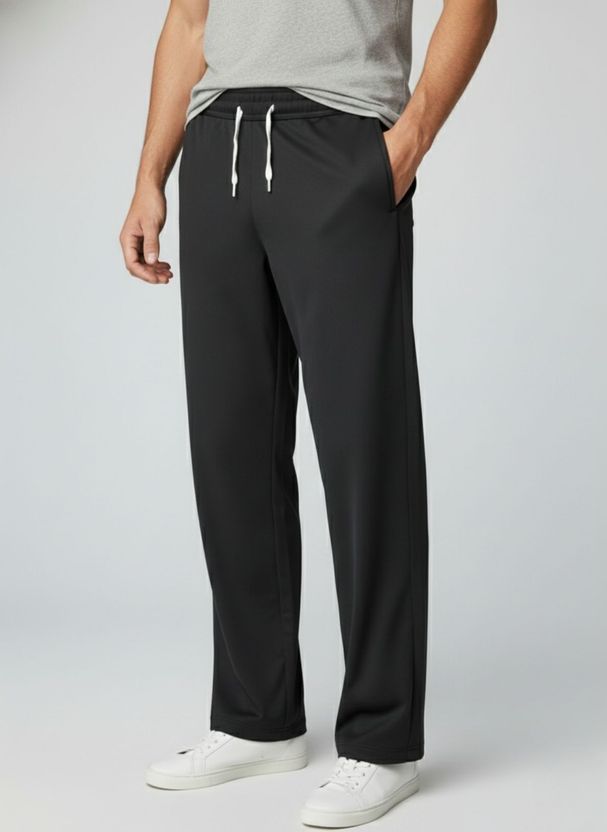 INDICLUB Loose Fit Black Trousers - Image 3