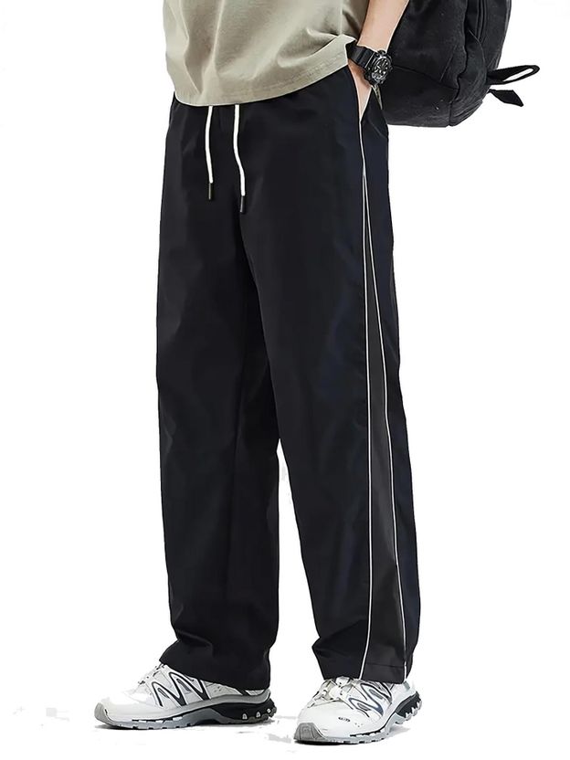 The Modern Soul Striped Men Grey Track Pants - Image 6