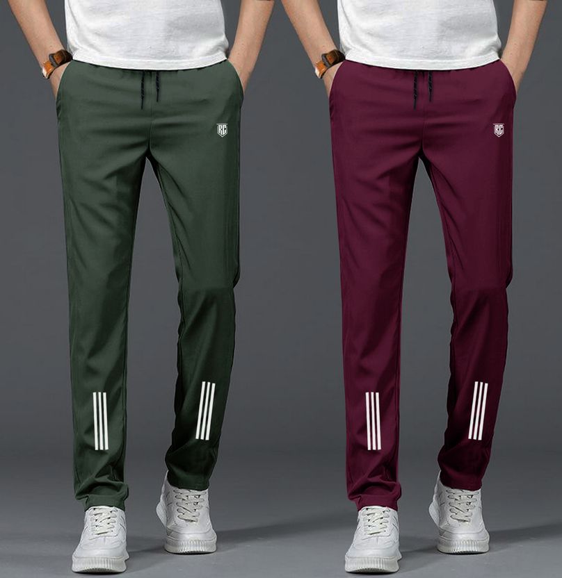 ROYSTER CALLUS Men Grey, Black Track Pants - Image 9