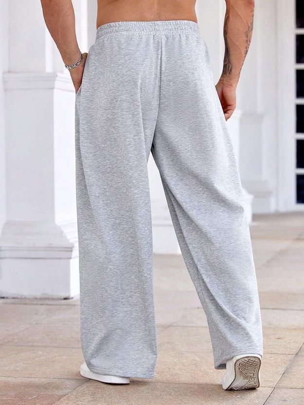FLYcollection Men Grey Track Pants - Image 3