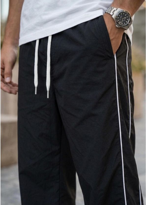 jocker Colorblock Men Black, Grey Track Pants - Image 4