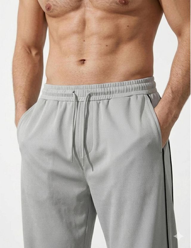 jocker Colorblock Men Black, Grey Track Pants - Image 2
