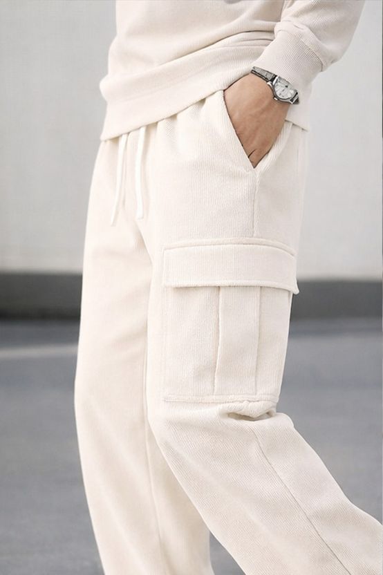 METRONAUT Men White Track Pants - Image 4