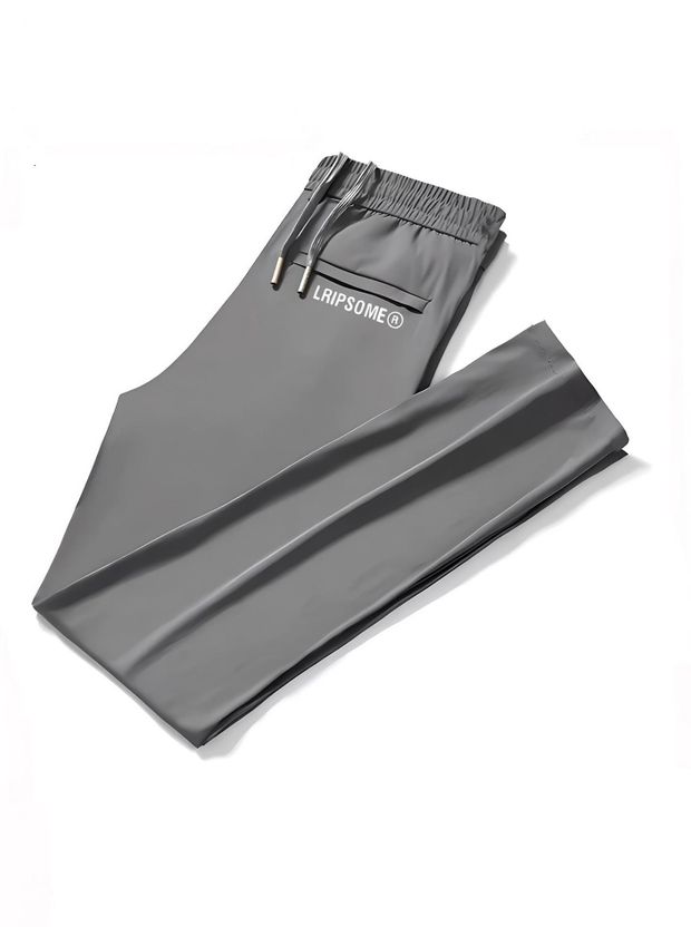 Lripsome Men Grey Track Pants - Image 1
