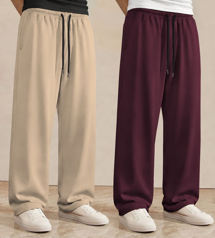 Viktor Men Olive, Beige Track Pants - Image 7