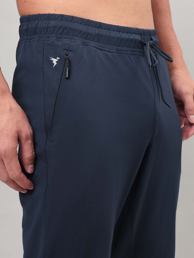 TECHNOSPORT Men Dark Blue Track Pants - Image 4