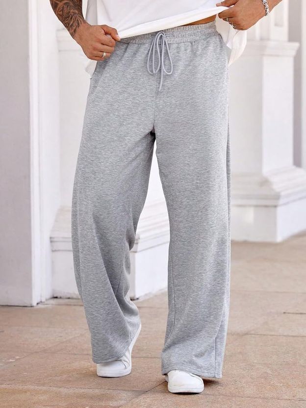 FLYcollection Men Grey Track Pants - Image 5