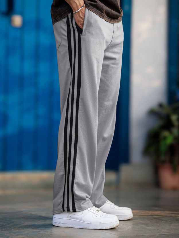 FOXTER Men Grey Track Pants - Image 1