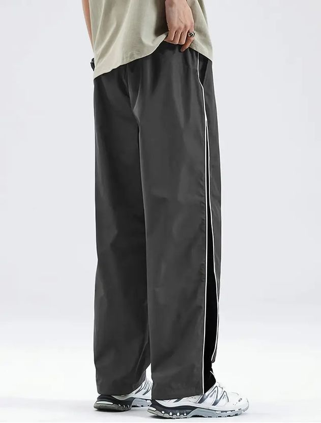 The Modern Soul Striped Men Grey Track Pants - Image 3