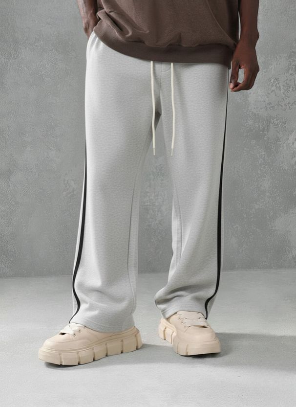 Dockstreet Black Striped Track Pants - Image 9