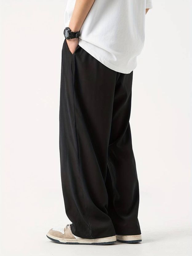 Dockstreet Black Striped Track Pants - Image 3