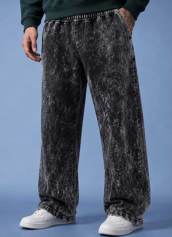 Kalp Grey Track Pants - Image 1