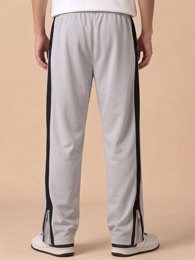 Vontade Colorblock Men Grey Track Pants - Image 3