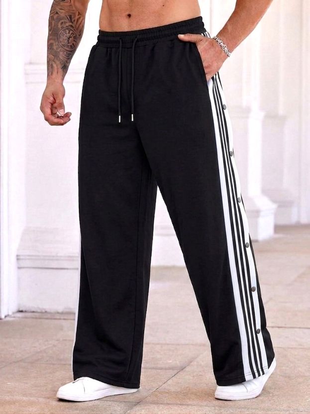 FLYcollection Men Grey Track Pants - Image 10