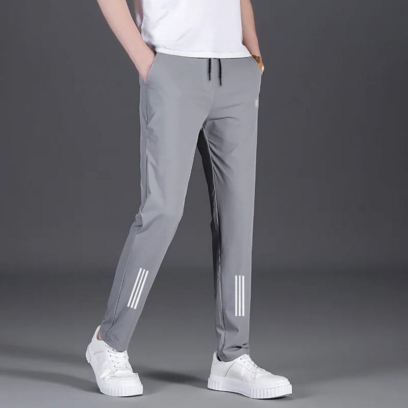 ROYSTER CALLUS Men Grey, Black Track Pants - Image 3