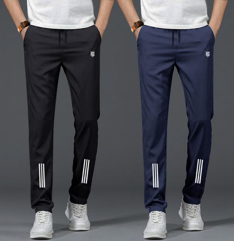 ROYSTER CALLUS Men Grey, Black Track Pants - Image 6