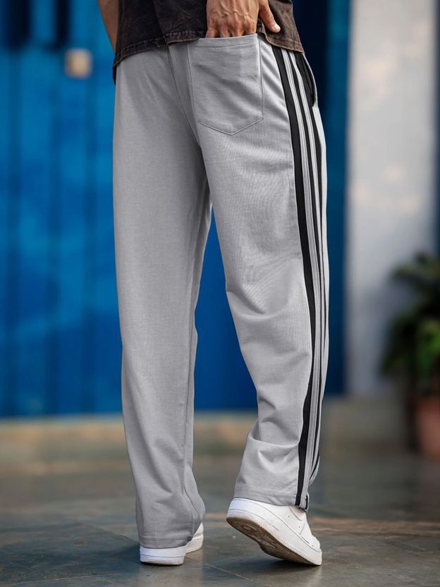 FOXTER Men Grey Track Pants - Image 3