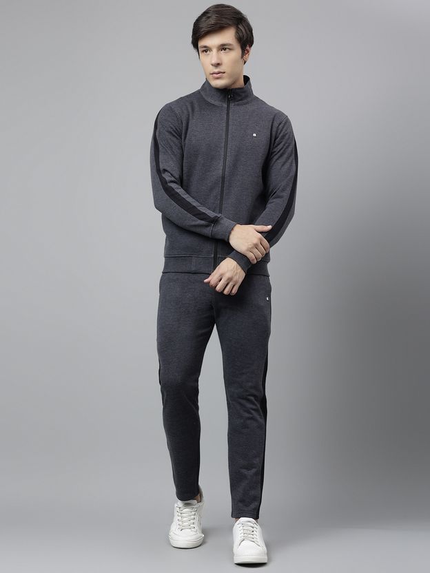 FCK Gold Solid Men Track Suit - Image 1