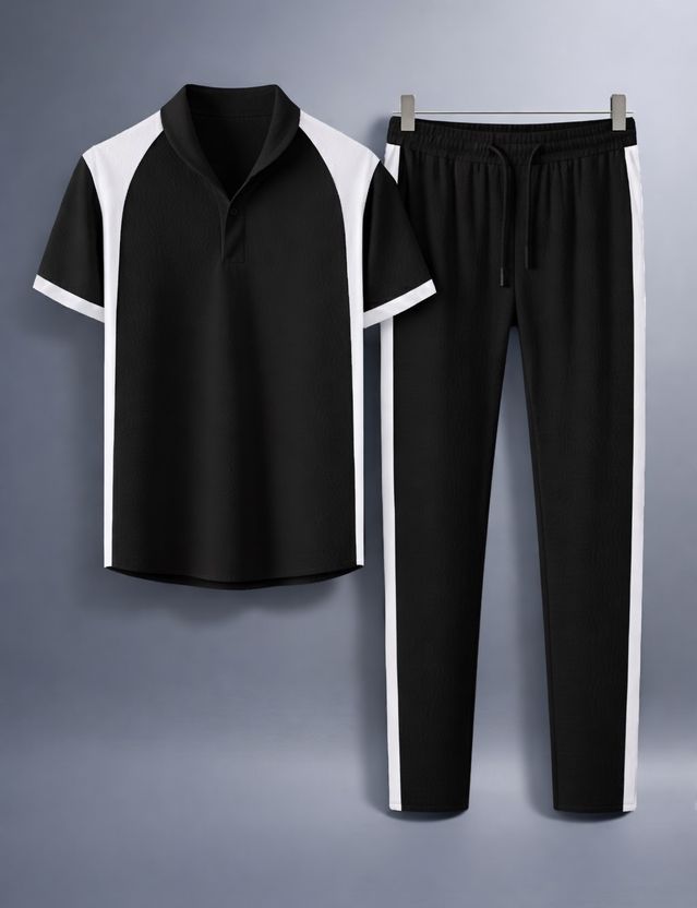 VALLY Striped Men Track Suit - Image 1