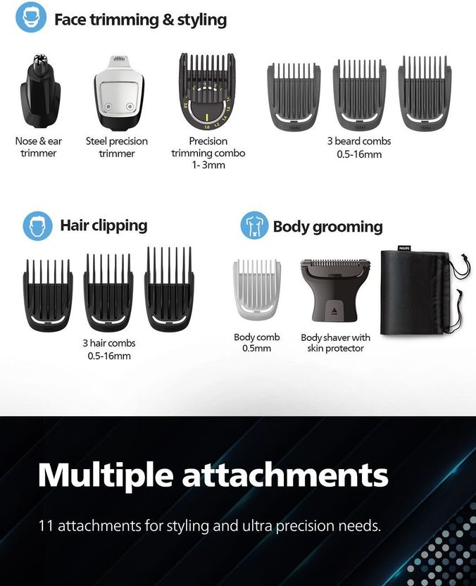 Philips MG7920/65 13 in 1 Multigroomer - Image 7
