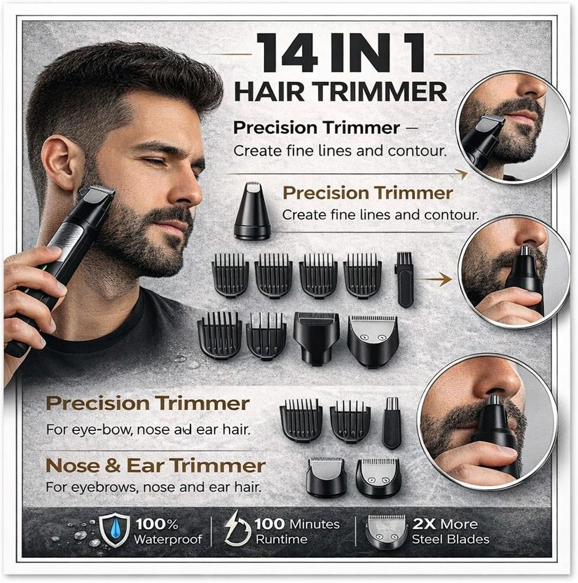 NOVA NG 1143 All In One Trimmer - Image 3