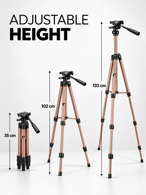 Syvo WT-3130 Tripod Kit Brown/Black 5000g - Image 3