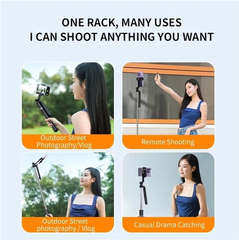 sickle R16s Selfie Stick with Tripod and Bluetooth - Image 3