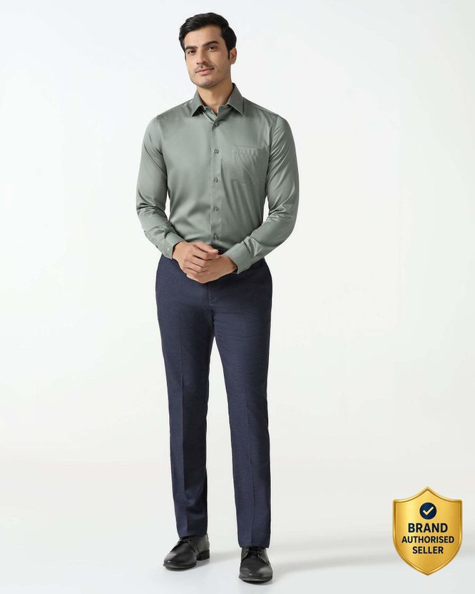 Blackberrys Skinny Fit Men Grey Trousers - Image 5