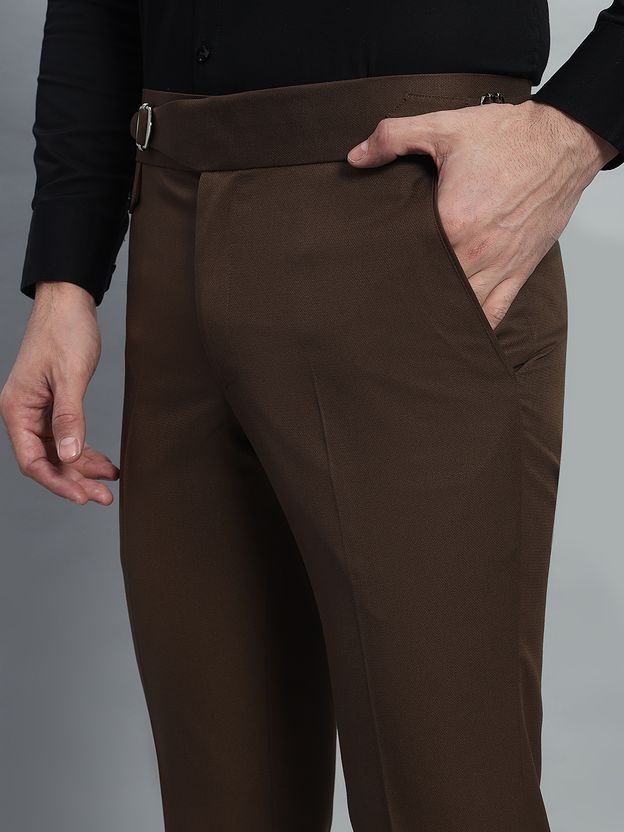 VASTRANU Regular Fit Black Trousers - Image 9