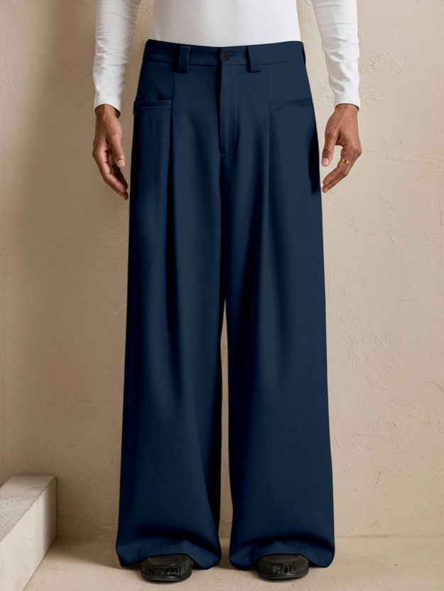 Rajovati Men Silver Viscose Rayon Trousers - Image 8