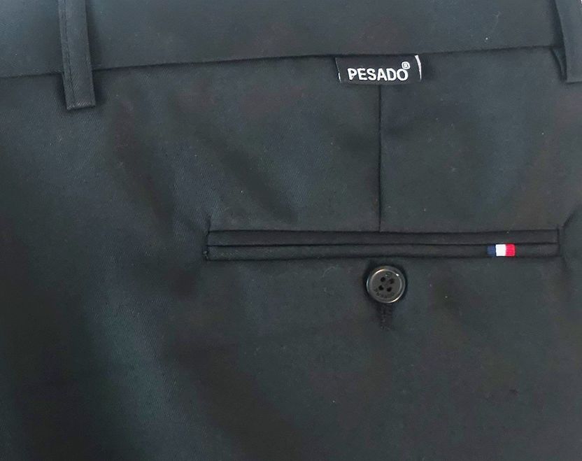 PESADO Men Slim Fit Black Trousers - Image 6