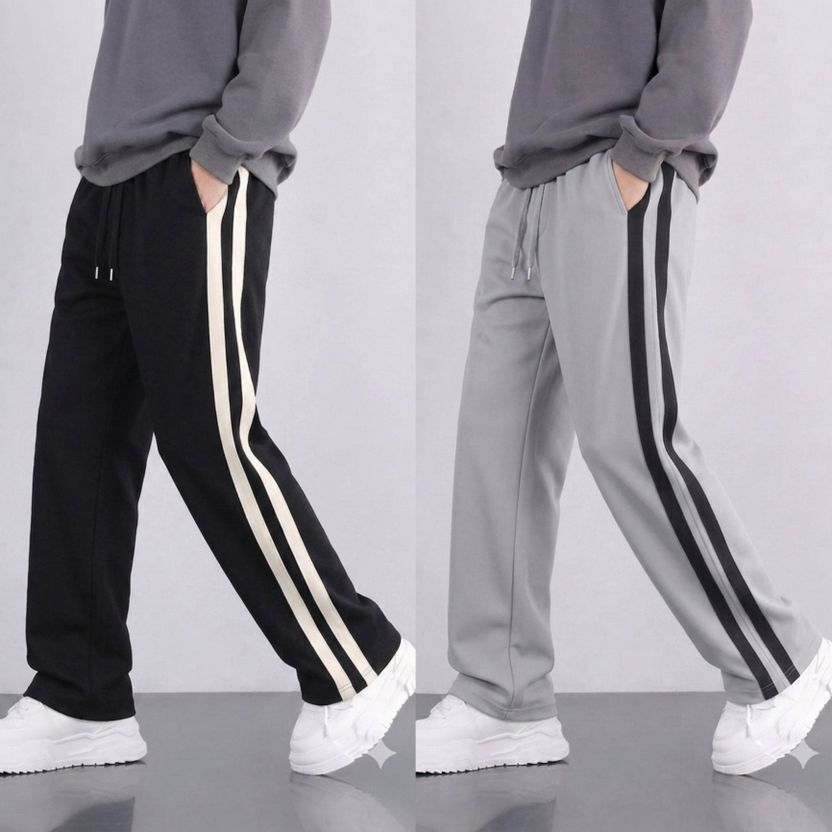 KEESUN Straight Fit Men Black Trousers - Image 9