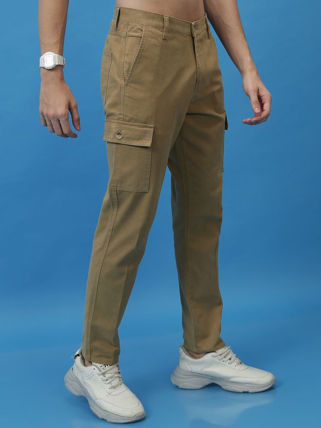 HIGHLANDER Men Khaki Trousers Green - Image 6