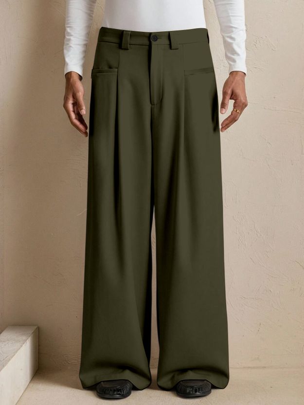 Rajovati Men Silver Viscose Rayon Trousers - Image 9