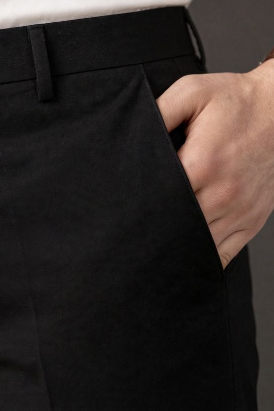 WEAROBICS Regular Fit Black Trousers - Image 4