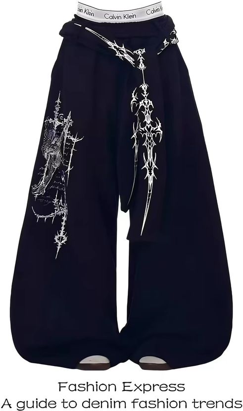 SKW Women Loose Fit Black Cotton Trousers - Image 5