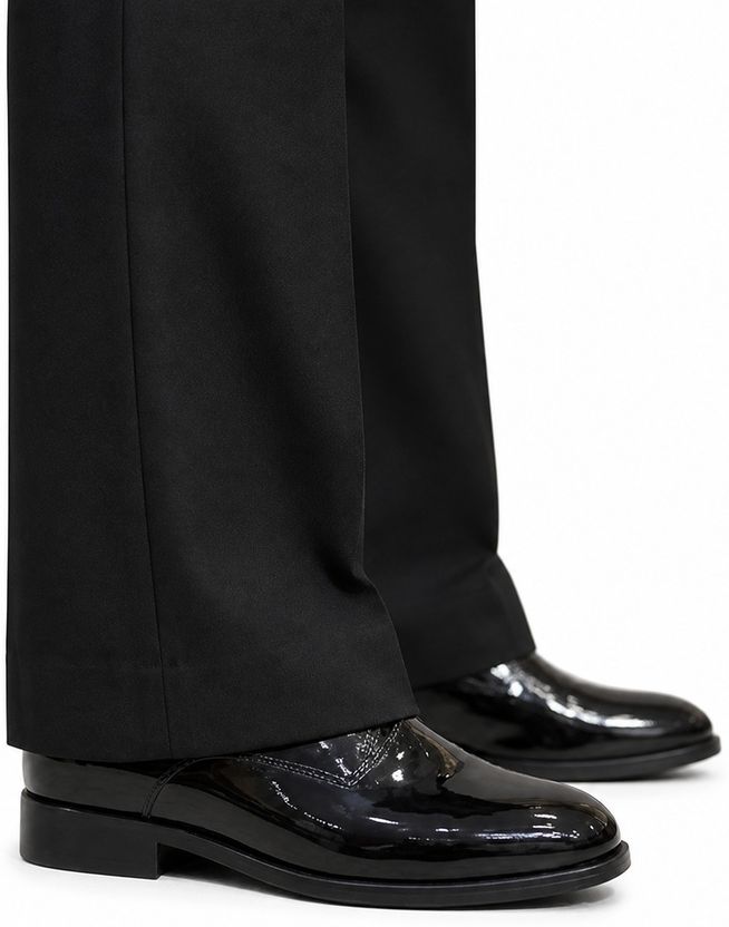 KDR Men Black Lycra Blend Trousers - Image 5
