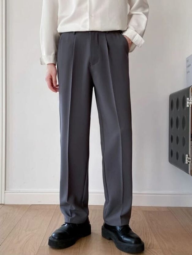 Broadstar Straight Fit Black Trousers - Image 7