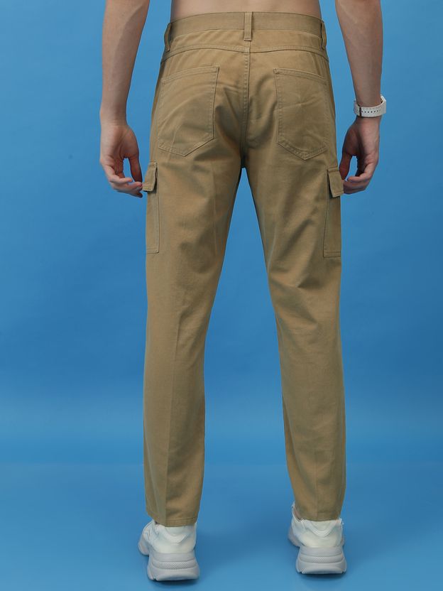 HIGHLANDER Men Khaki Trousers Green - Image 2