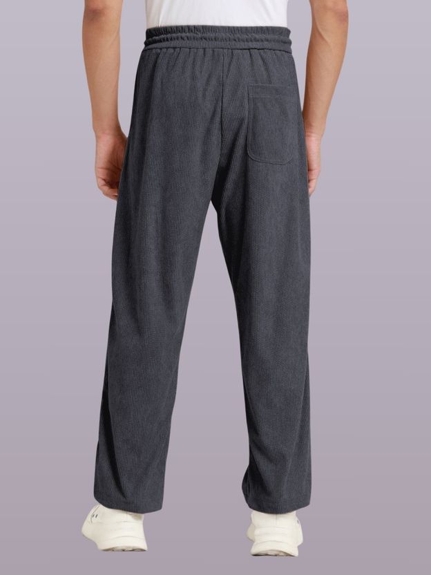 GIBBONTE Men Brown Grey Track Pants - Image 5