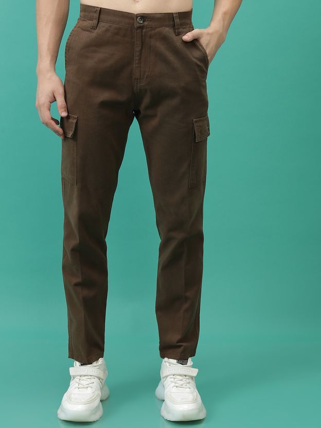 HIGHLANDER Men Khaki Trousers Green - Image 10