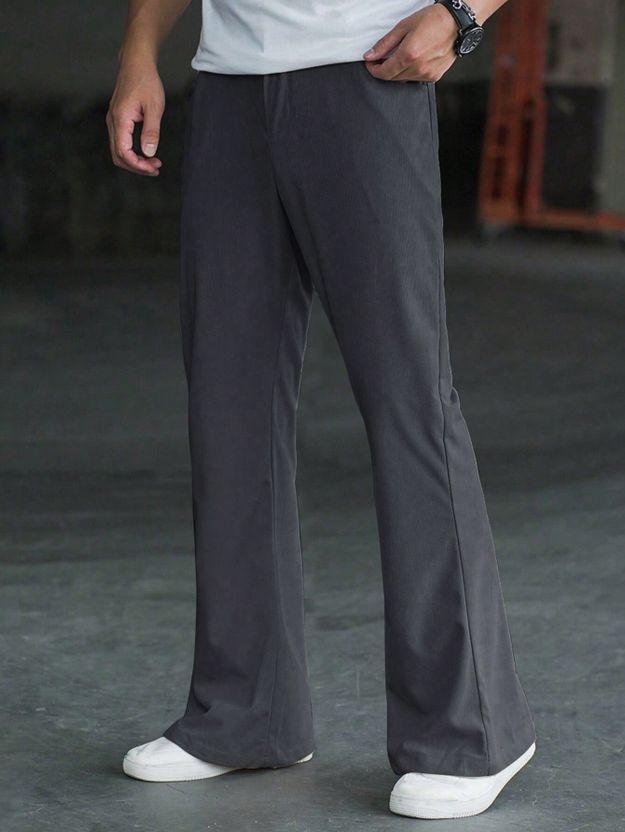 Plus91 Men White Lycra Blend Trousers - Image 10